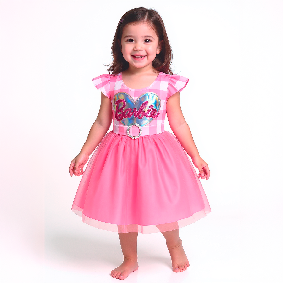 Vestido Barbie Princesa Rosa | Disfraz con Encanto y Volumen